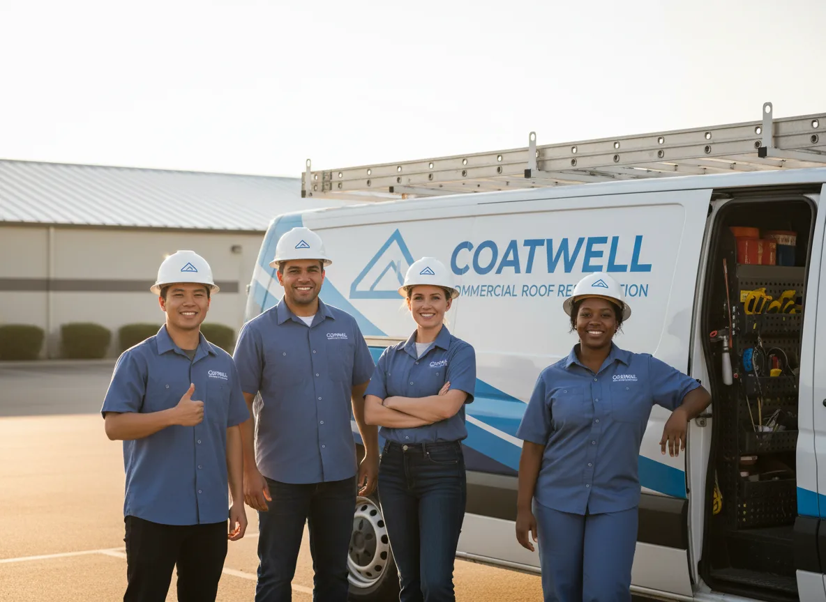Commercial roof coating company in Earlville, IL